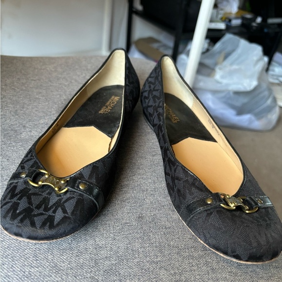 MICHAEL MICHAEL KORS Women's Black Leather Loafers Flats Size 6 M EUC - Picture 14 of 14